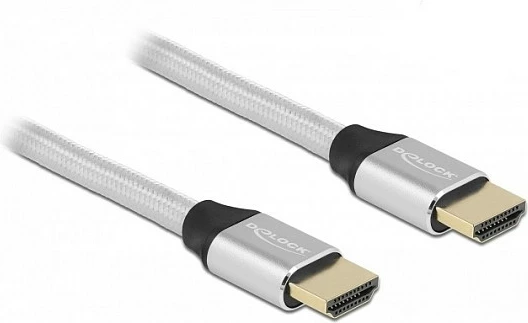 Kabllo HDMI DeLOCK Ultra High Speed 48Gbps, 3m, 8K@60Hz, eARC/HDR, argjendtë