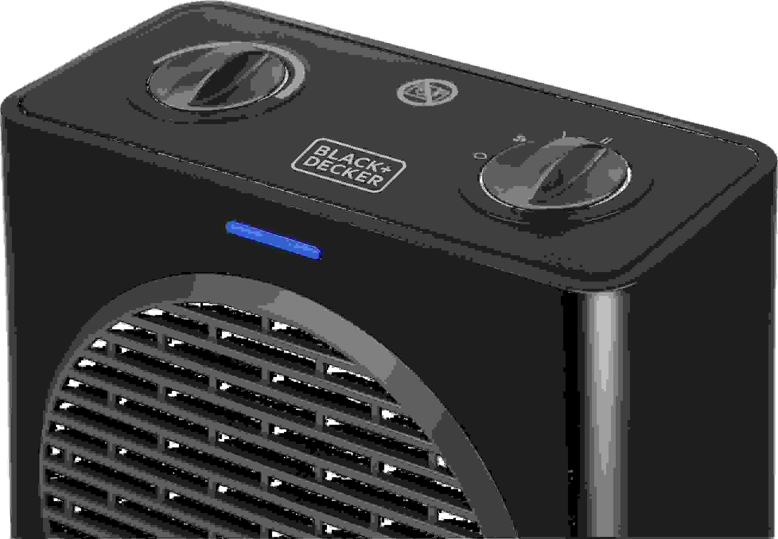 Kalorifer portativ Black+Decker BXSH1500E 1500W, 2 nivele, me termostat, i zi