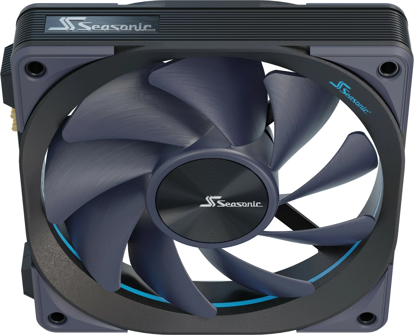 Ventilatorë kase Seasonic MagFlow 3-Fan Kit, 12 cm, 600-2000 RPM, i zi