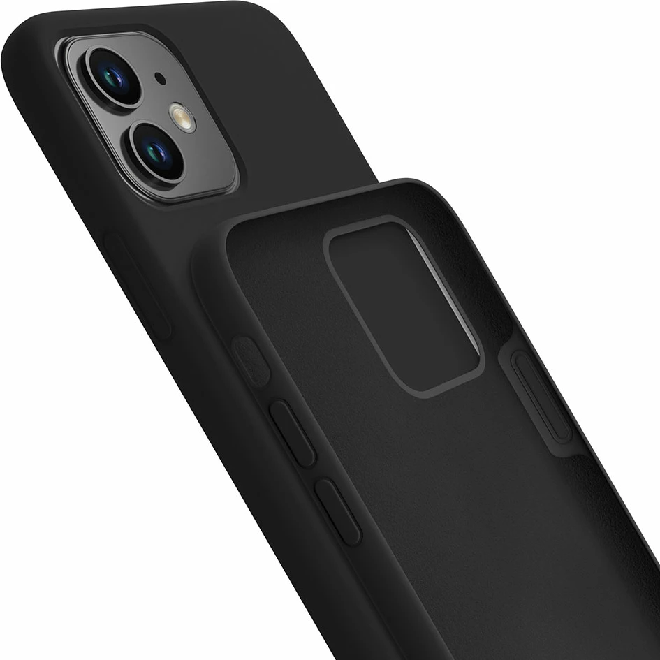 Mbështjellës silikon për iPhone 11 3mk Protection, i zi