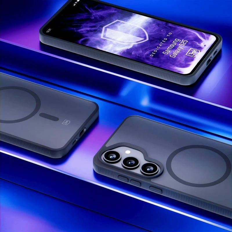 Kapak telefoni 3mk Smoke MagCase Samsung Galaxy S25, i zi