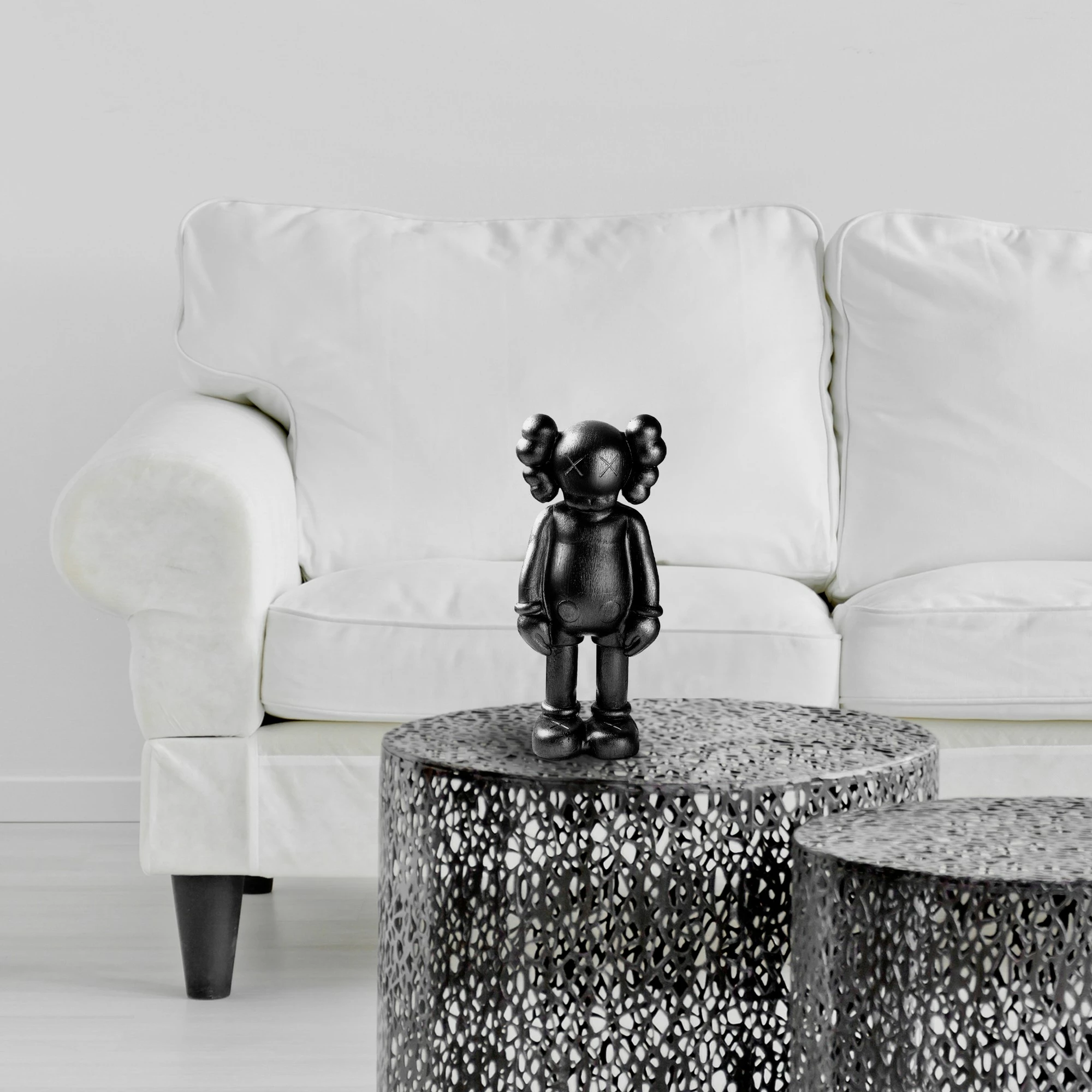 Objekt dekorativ Aberto Design, Yak-051-C, ngjyrë e zezë