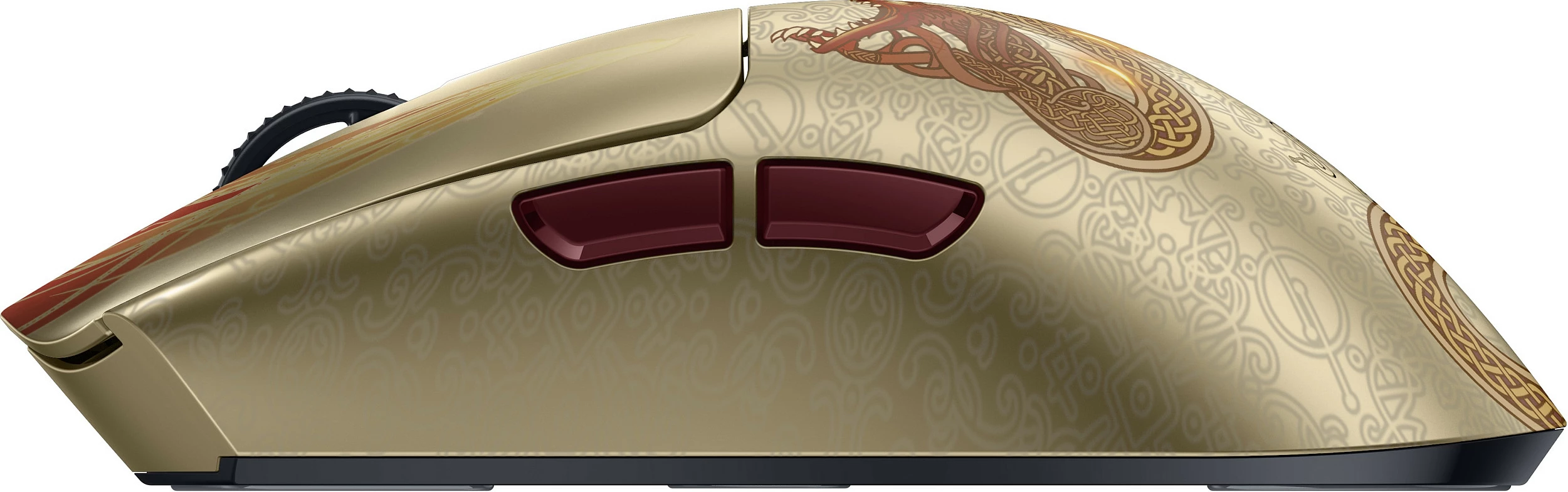 Maus Razer Viper V3 Pro Counter-Strike 2 Edition, 35000 DPI, Wireless + USB-C, Gold/Yellow