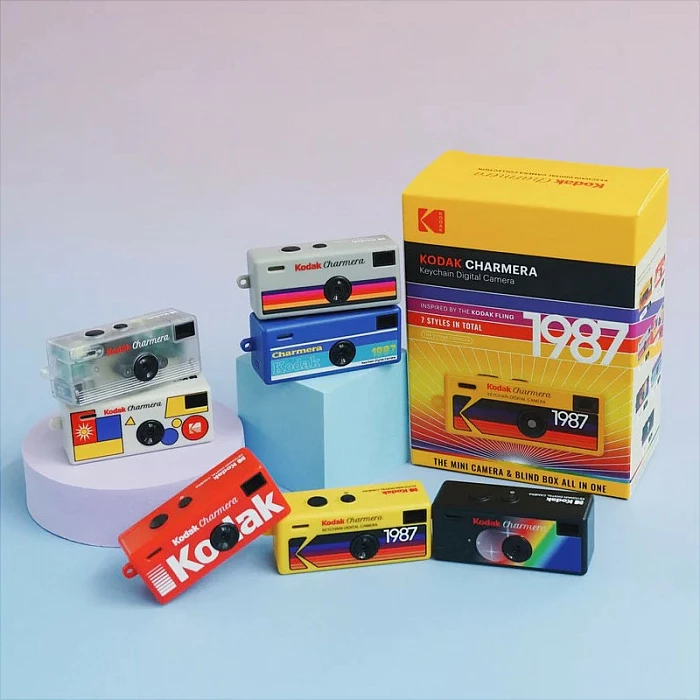 Kamerë digjitale kompakte Kodak Charmera, 1.6MP, USB-C, MicroSD, keychain, multikolor