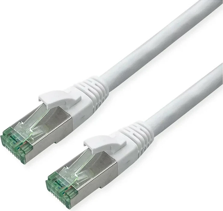 Kabllo rrjeti ROLINE 21.45.3266, Cat6a, 7m, S/FTP, RJ-45 në RJ-45, e bardhë