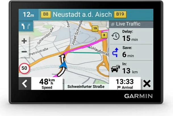 Navigator GPS Garmin Drive 53, 5", 16 GB, harta Evropë, Wi-Fi/Bluetooth, zi/gri