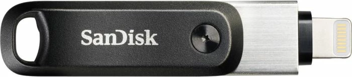 USB flash drive SANDISK iXpand Go SDIX60N-128G-GN6NE 128GB USB-A/Lightning USB 3.0, zi/argjendtë (1 copë)
