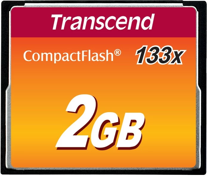 Kartelë CompactFlash Transcend 2GB 133x, e zezë