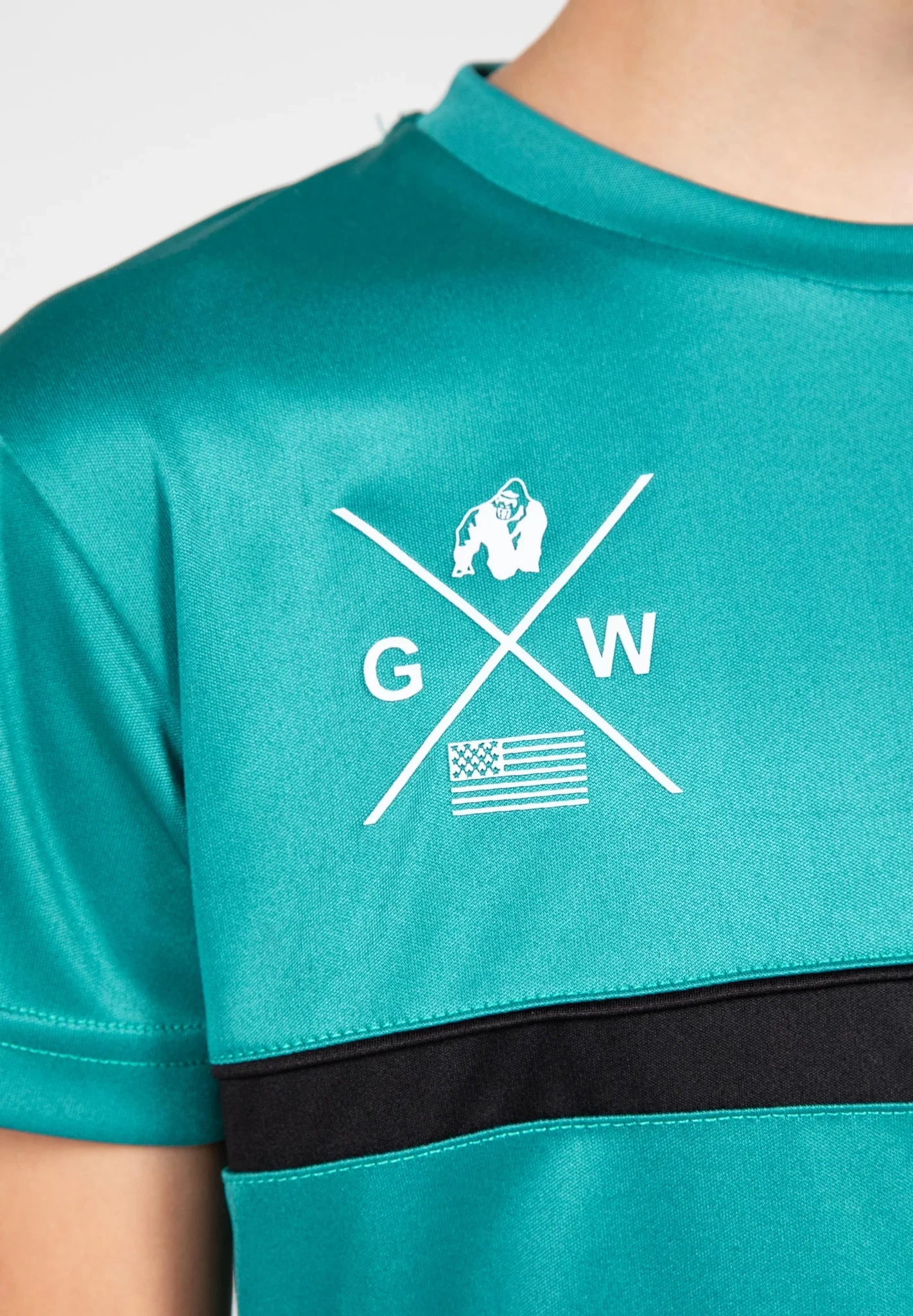 Vernon Kids T-Shirt - Teal Green 