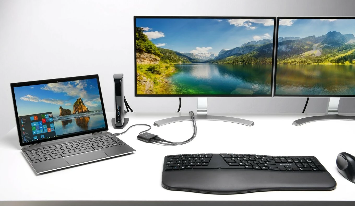 Tastierë wireless Kensington ProFit Ergo, full-size, QWERTY, Bluetooth + RF, e zezë