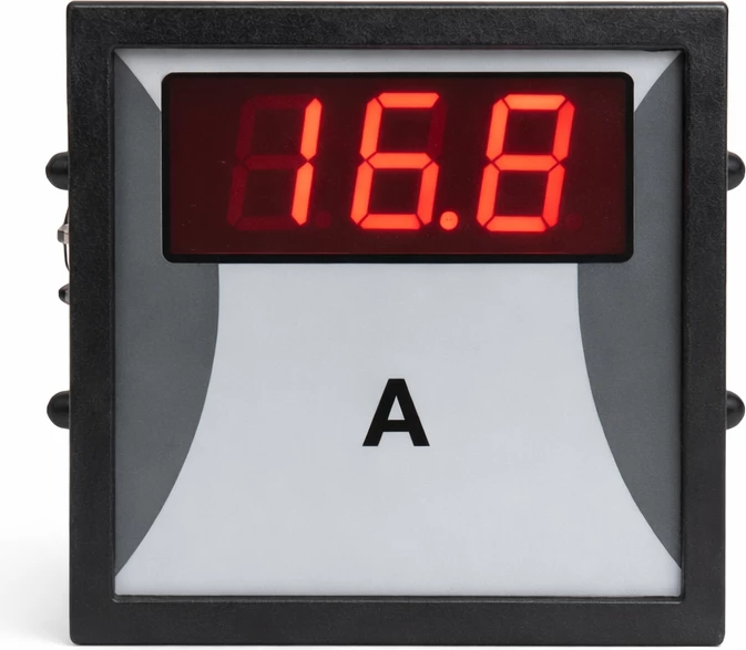 Ampermetër digjital 0–100A 96x96 mm për panele elektrikë