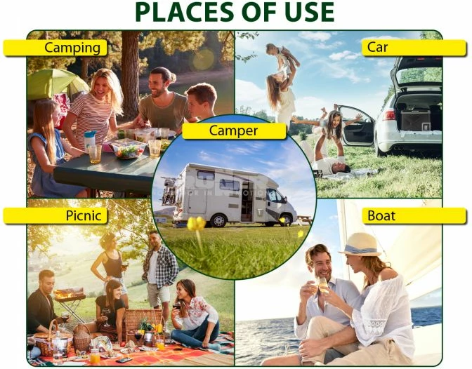 Frigorifer portativ/ftohës-ngrirës me kompresor BRUNNER POLARYS FREEZE SZ 50 50L, -20°C, 45W, 12/24V DC + 100-240V AC, 0826054N