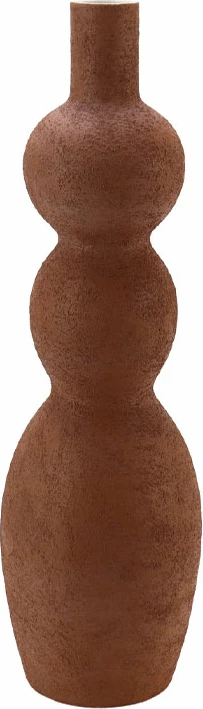 Vazo STELLAR, qeramike, terrakotë, 15.5x15.5x51cm