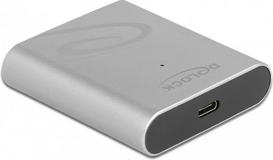Lexues kartelash DeLOCK CFexpress USB-C, USB 3.2 Gen 1, 10 Gbit/s, alumini, Silver