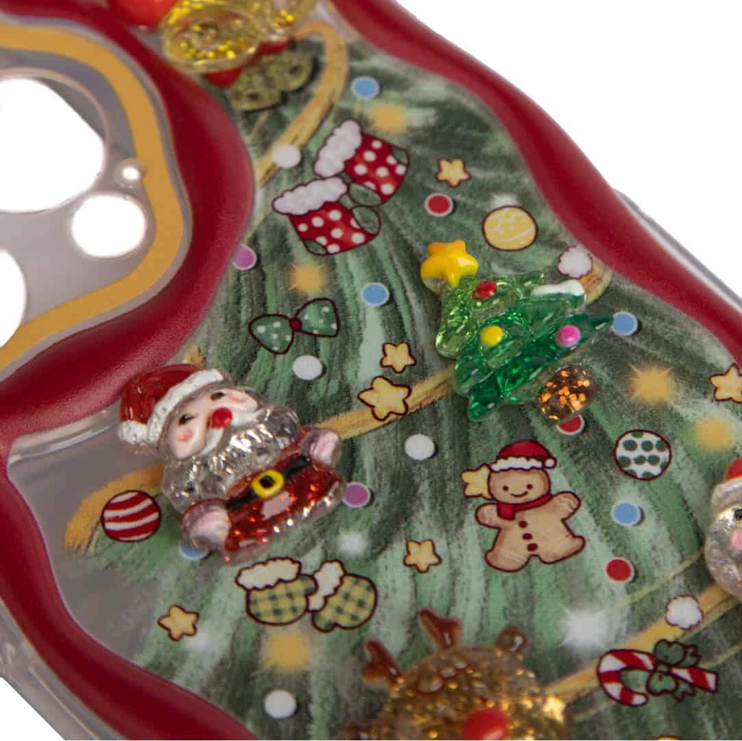 Fotroll për telefon IP14PRO TECH TIME Christmas Edition Cherry Red