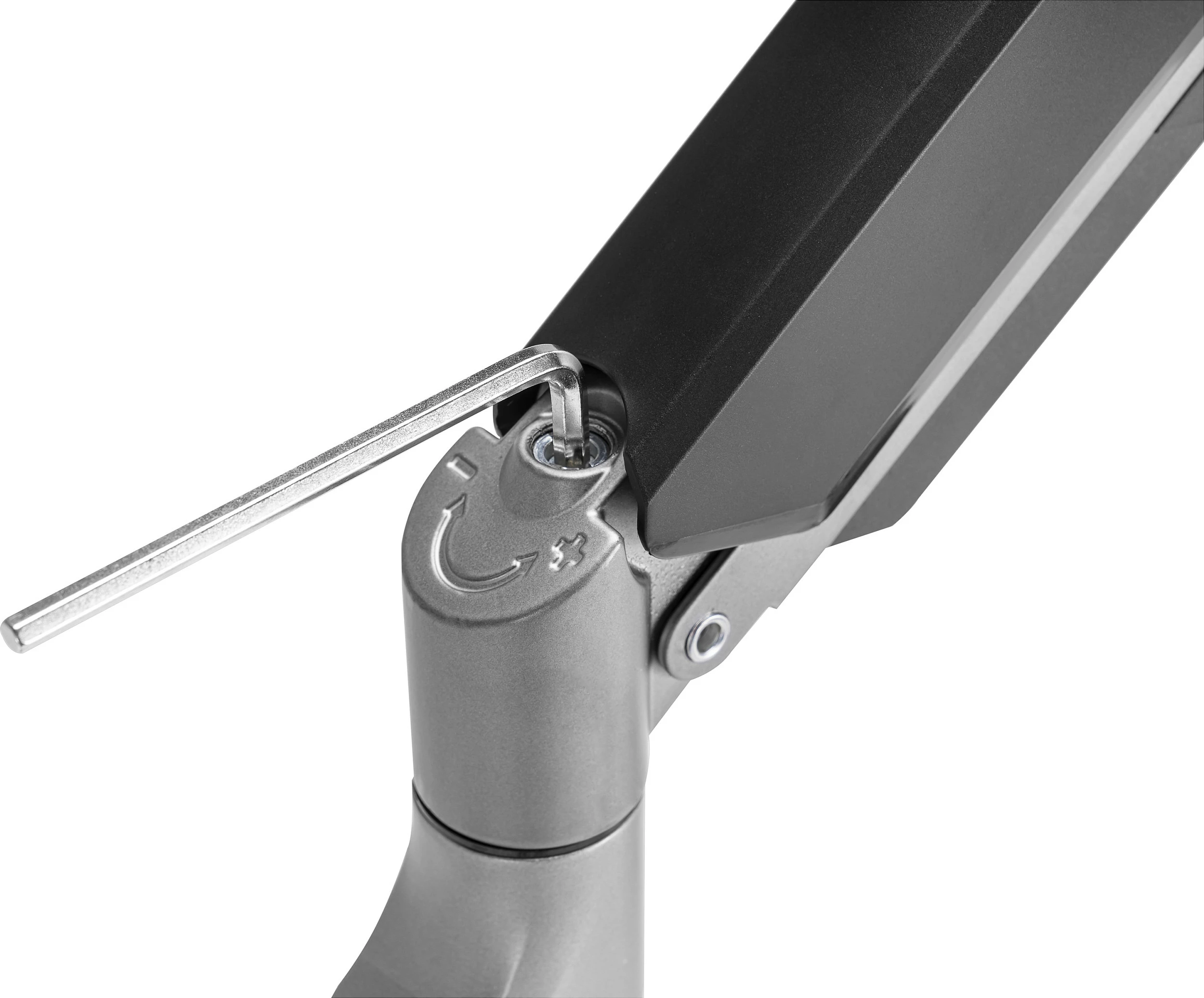 Mbajtës tavoline për 3 monitorë Equip 650162, 17"-27", VESA 75x75/100x100, 12 kg, i zi