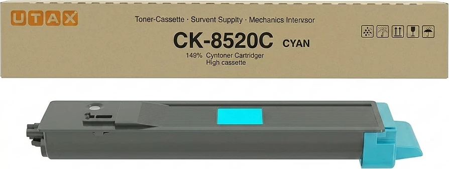 Toner UTAX CK-8520C 1T02P3CUT0, Cyan