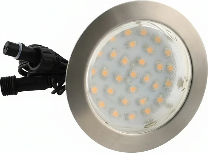 Spot LED për montim në tokë Synergy21 ARGOS, rrethor, IP67, dritë e ngrohtë