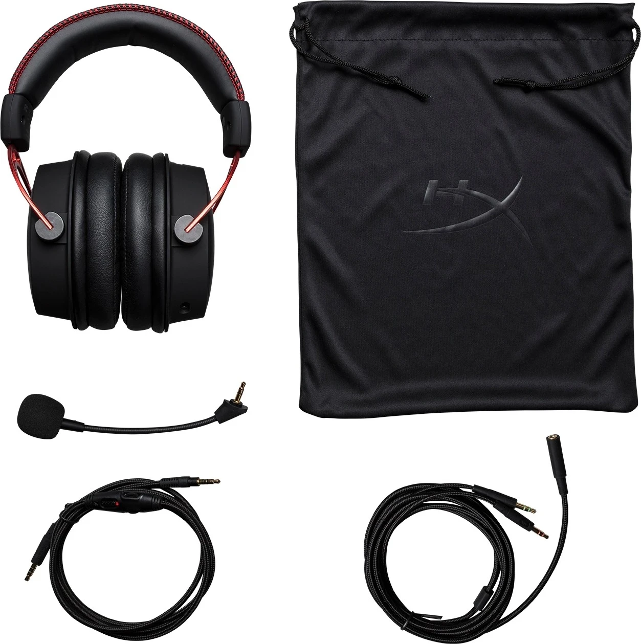 Kufje HyperX Cloud Alpha, të zeza/kuqe 4
