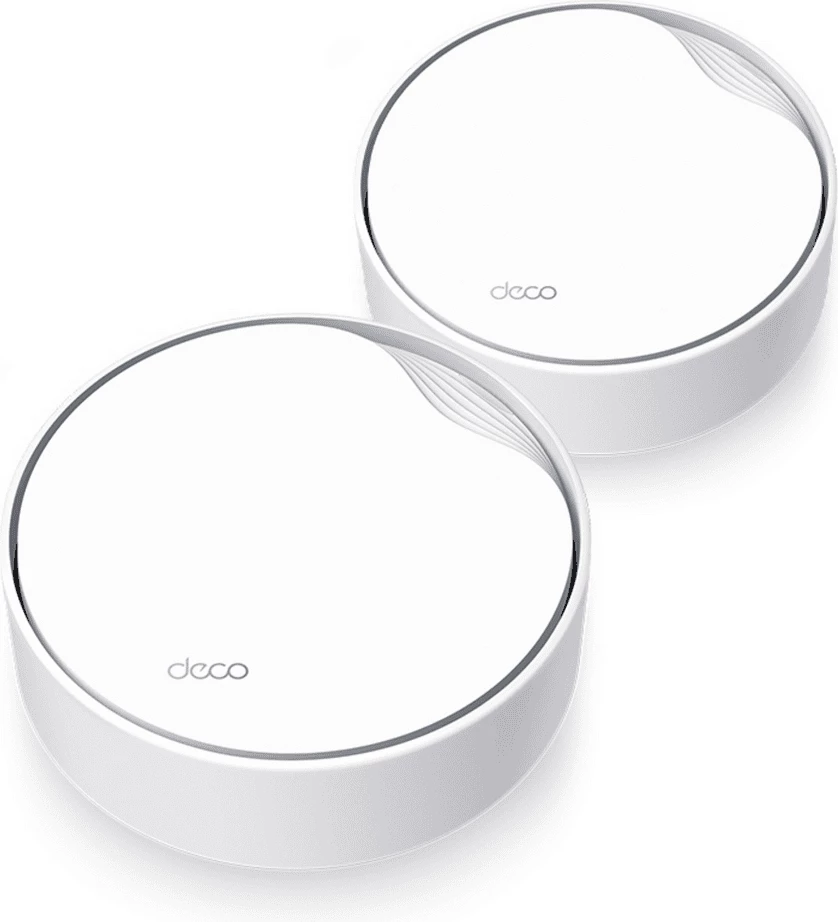 Sistem Mesh Wi‑Fi, TP-LINK Deco X50-POE, PoE, set me 2 njësi, e bardhë, paketë dyshe