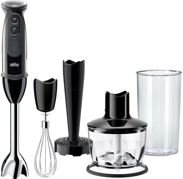Blender Braun Multi Quick 5 MQ 5237, 21 shpejtësi, 1000W, i zi-gri
