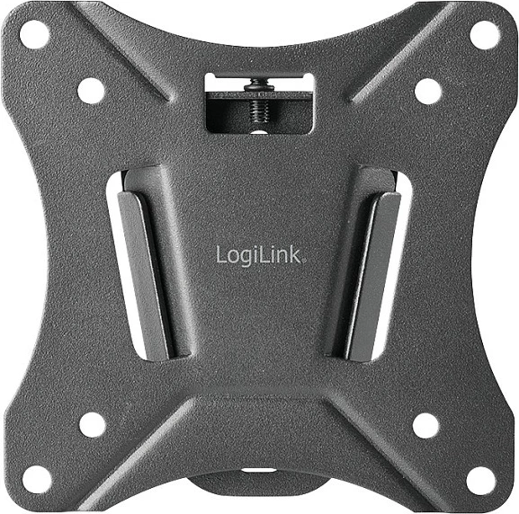 Mbajtëse muri për TV/monitor LogiLink, 13-27", VESA 75x75/100x100, 25 kg, e zezë