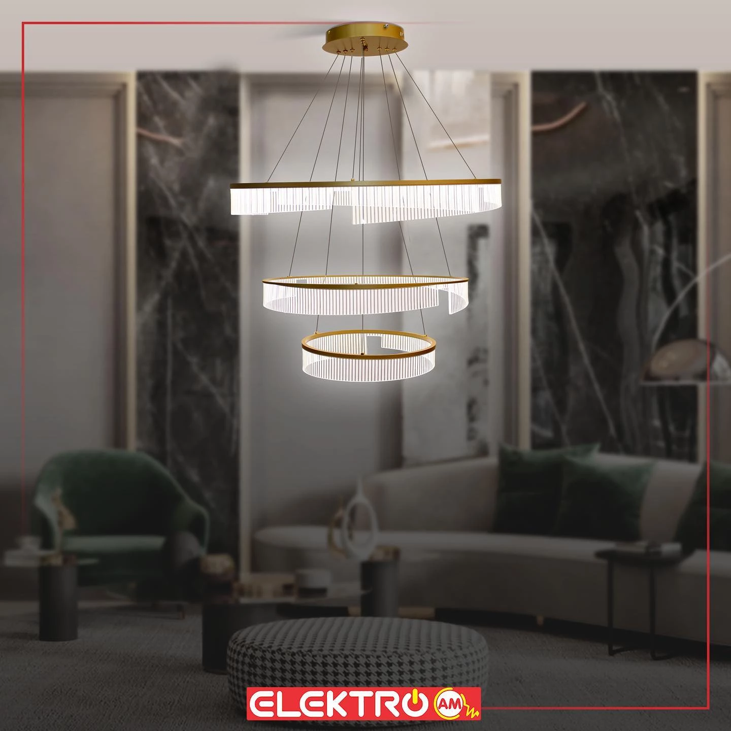 Abazhur LED 77629P - 80-60-40