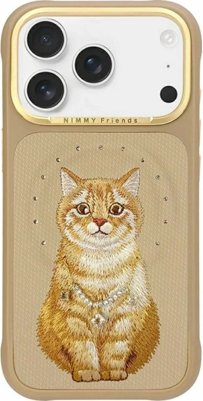 Kutí iPhone Nimmy Lucky Fashion Cat MagSafe, kafe, iPhone 17 Pro