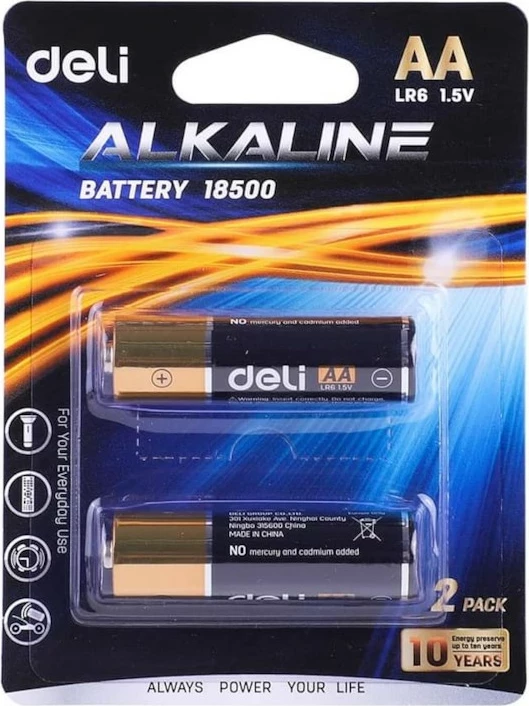 Deli Bateri Aa Lr6 1/2 18500