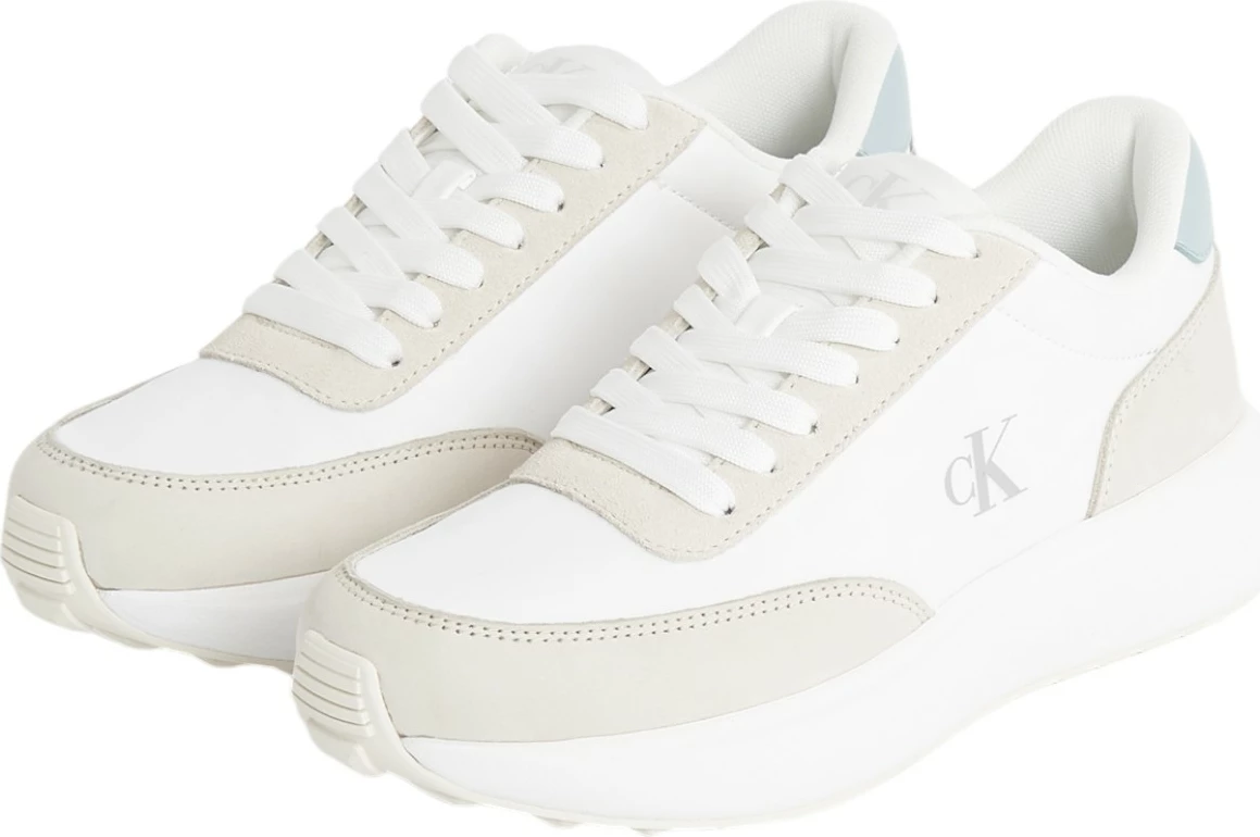 Atlete për femra Calvin Klein Jeans ATHLEISURE RUNNER YW0YW01774, krem [Madhësia: 36]