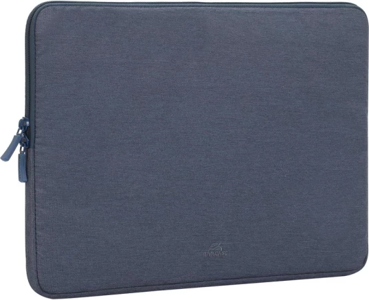 Mbështjellës për laptop RIVACASE 7703, 13.3-14\", RPET poliester, i papërshkueshëm nga uji, me zinxhir të dyfishtë, blu
