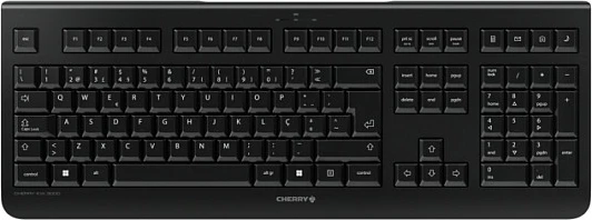 Tastierë wireless Cherry KW 3000, full-size QWERTY me numpad, 2.4GHz, e zezë