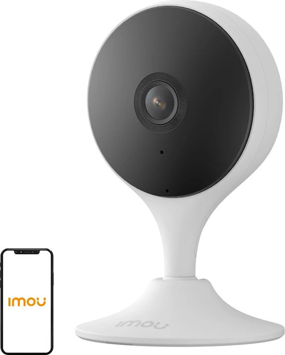 Kamerë IP e brendshme IMOU IPC-C32EP Cue 2 3MP/2K Wi‑Fi 6, audio dyansh, MicroSD deri 512GB, Bardhë/zezë