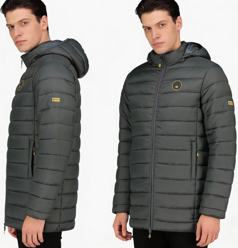 Jakne për meshkuj Geographical Norway, gri e errët