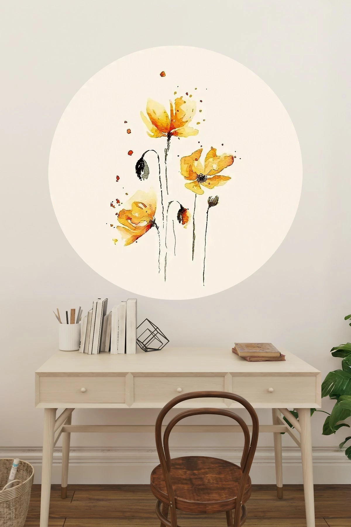 Sticker dekorativ për mur Wallity, shumëngjyrësh, ERSYSTCKR8