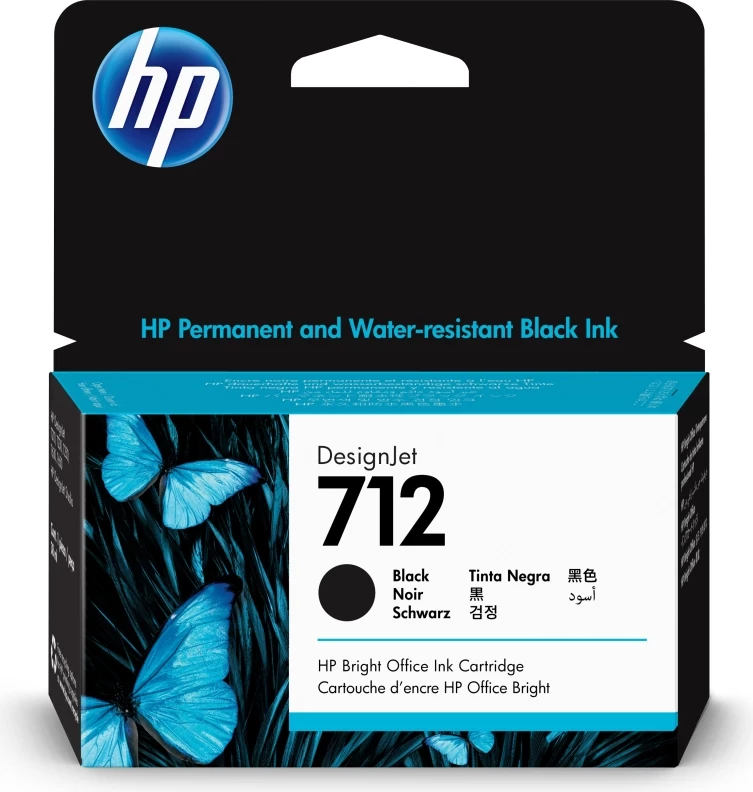Kartrixh boje HP DesignJet 712 3ED70A 38 ml, e zezë