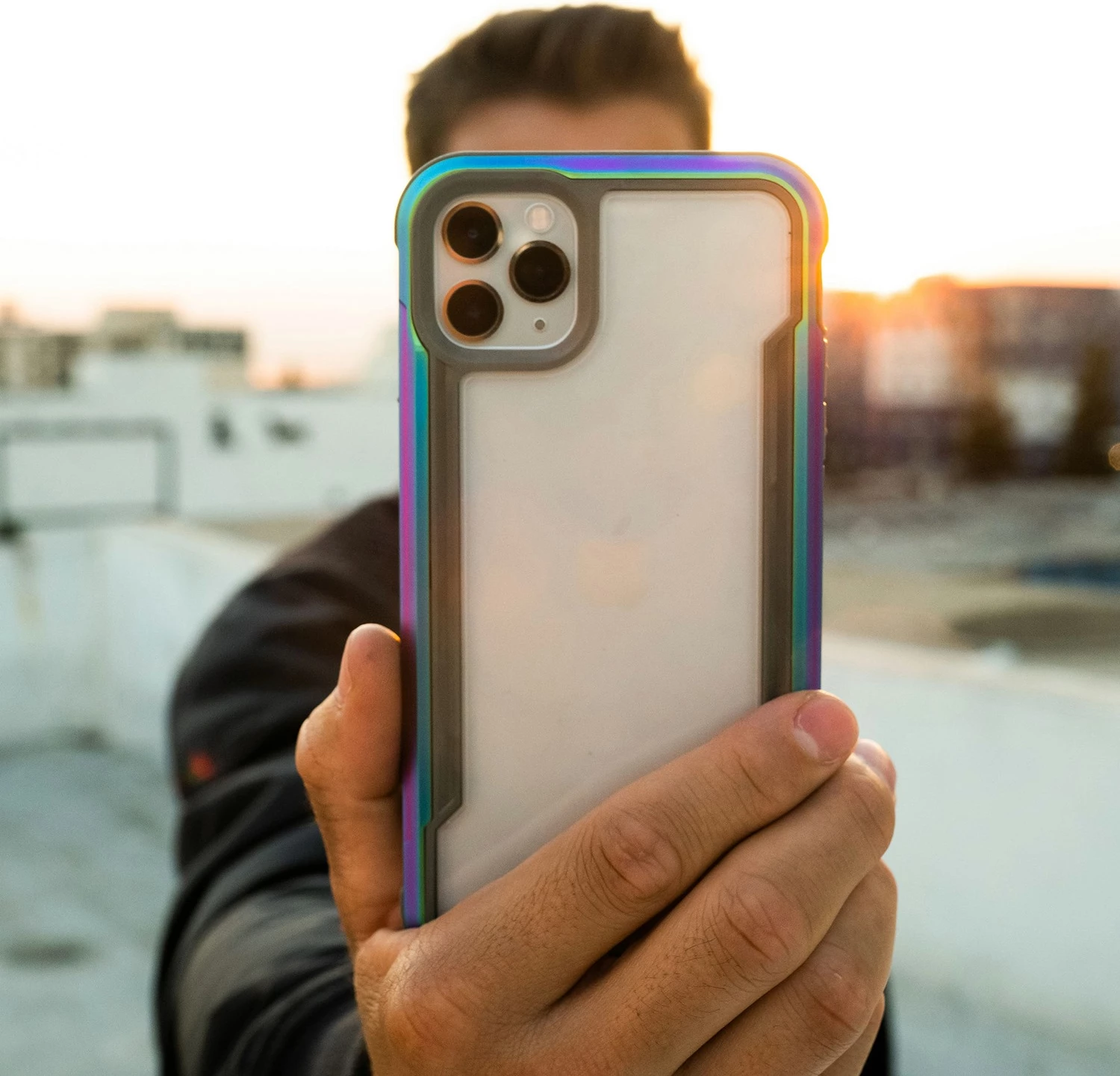 Mbështjellës Raptic X-Doria Shield për iPhone 14 Pro Max, MagSafe, Blu