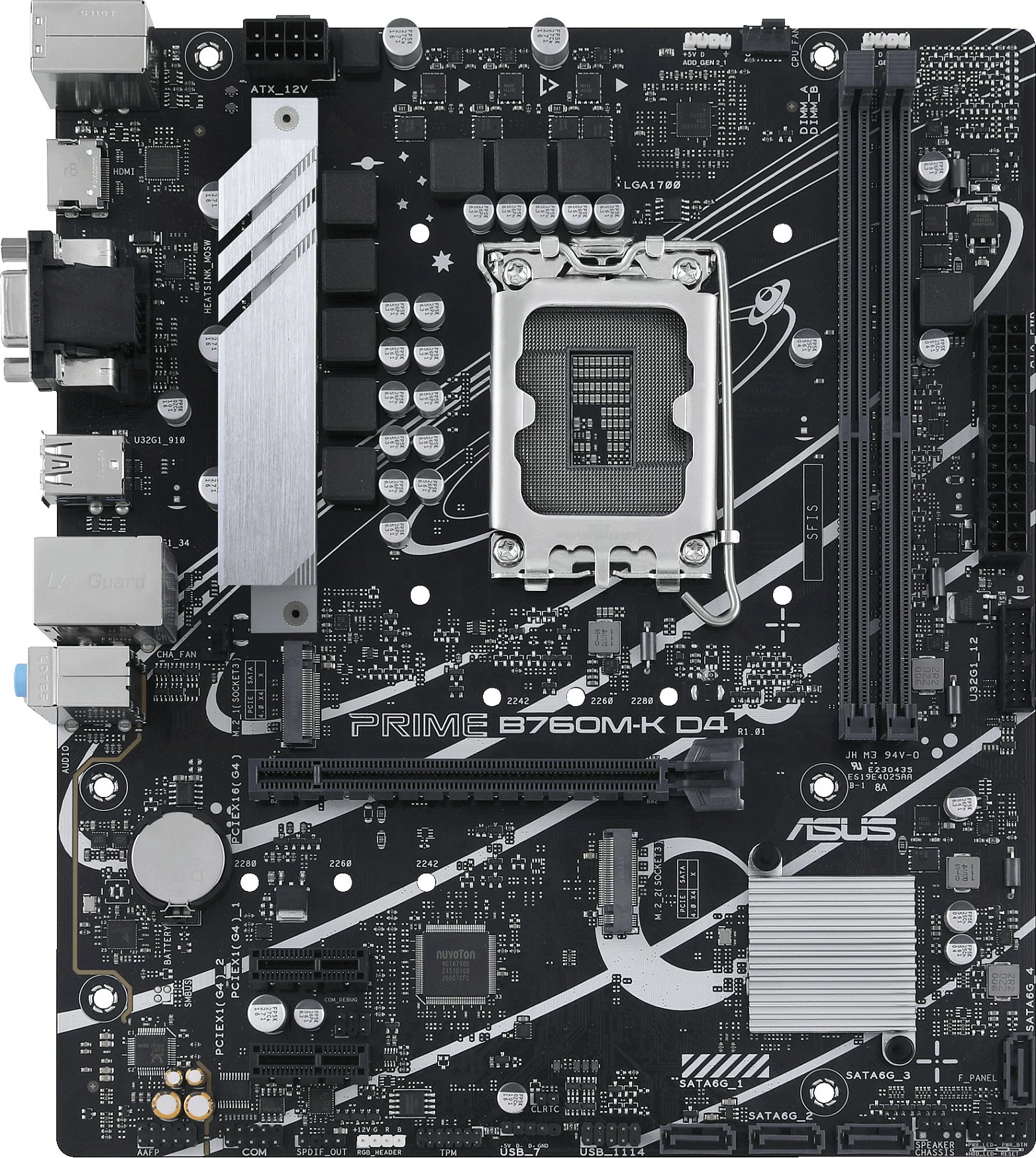Pllakë amë ASUS PRIME B760M-K D4, LGA 1700, DDR4, micro ATX