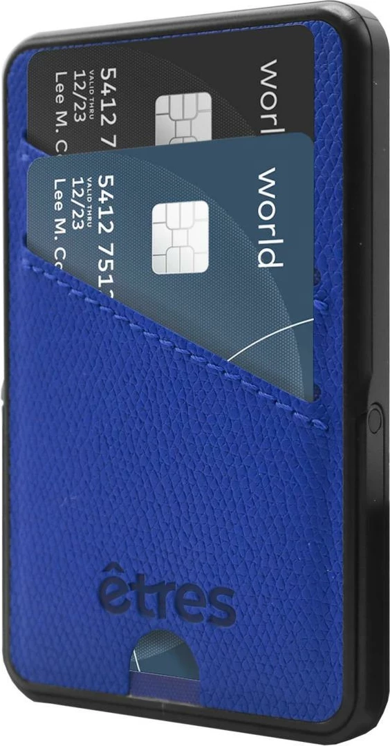 Powerbank Etres 5000mAh wireless magnetik me port kartash blue