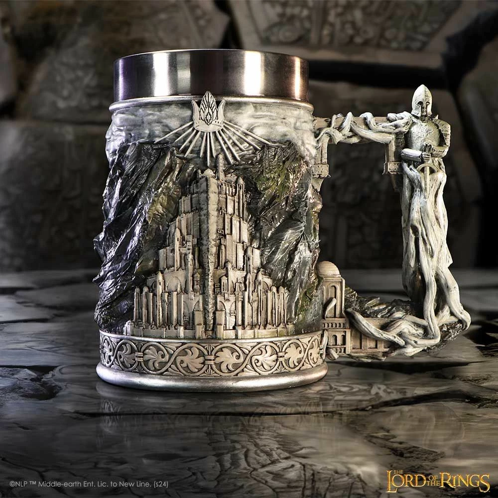 Filxhan NEMESIS NOW Lord of the Rings Gondor, i licencuar zyrtarisht, resin i pikturuar me dorë, koleksion, gri