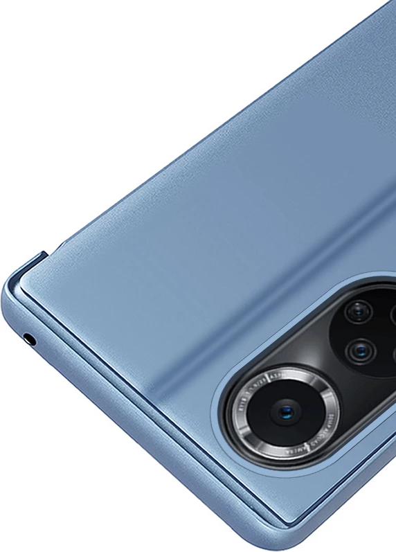 Mbështjellës Hurtel Clear View Case për Huawei nova 9, me kapak, i zi