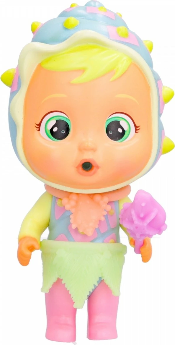 Kukull Cry Babies Magic Tears Shiny Shells Sandy, Tm Toys, IMC910317, me aksesorë, për vajza