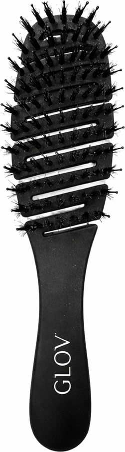 Furçë flokësh për femra Glov Flexi Fine Glide e zezë
