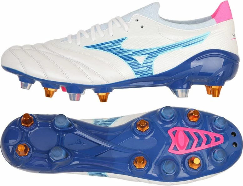 Atlete futbolli Mizuno për meshkuj, të bardha