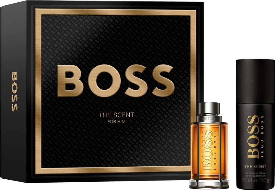 Set Eau de Toilette dhe deodorant për meshkuj Hugo Boss The Scent, 50ml + 150ml