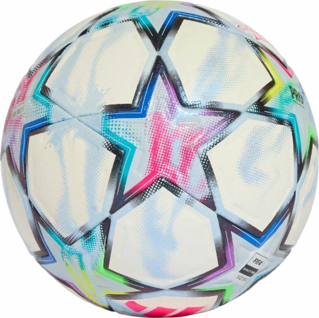Top futbolli adidas UCL Pro 26/27 League Stage KE9757, i bardhë/kaltër/shumëngjyrësh, me kuti [Madhësia: 5]