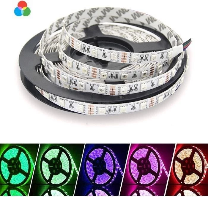 Shirit LED 12V 5050 RGB 14.4W/m IP20 – 60 LED/m