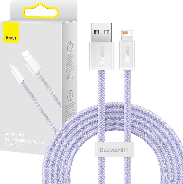 Kabllo USB në Lightning Baseus CALD000505, 2m, vjollcë