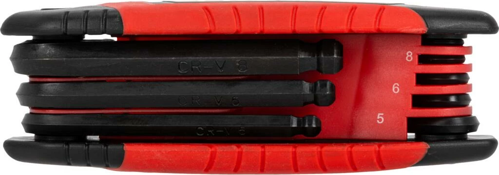 Set çelësa imbus PROLINE 48363, majë sferike, 1.5–8 mm, kuqe/zezë, set 8 copë