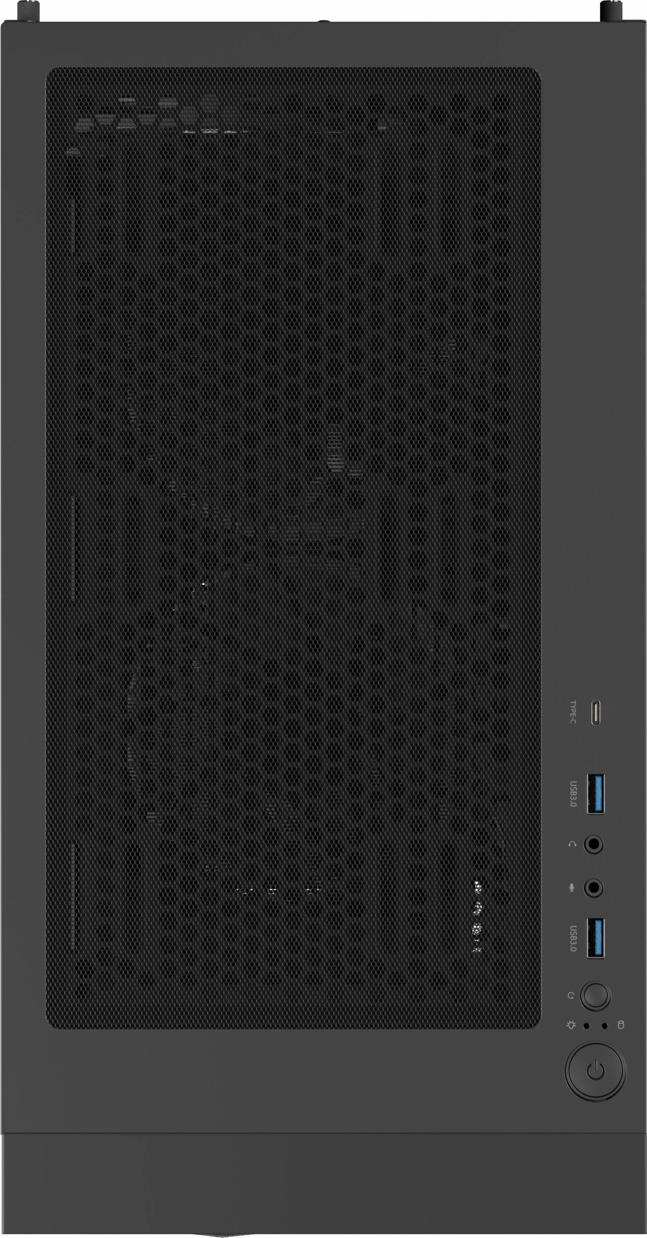 Kasë GENESIS Diaxid 605F NPC-2046 midi tower ATX, USB-C, pa furnizim, e zezë